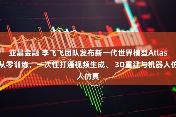 亚晶金融 李飞飞团队发布新一代世界模型Atlas：从零训练，一次性打通视频生成、 3D重建与机器人仿真